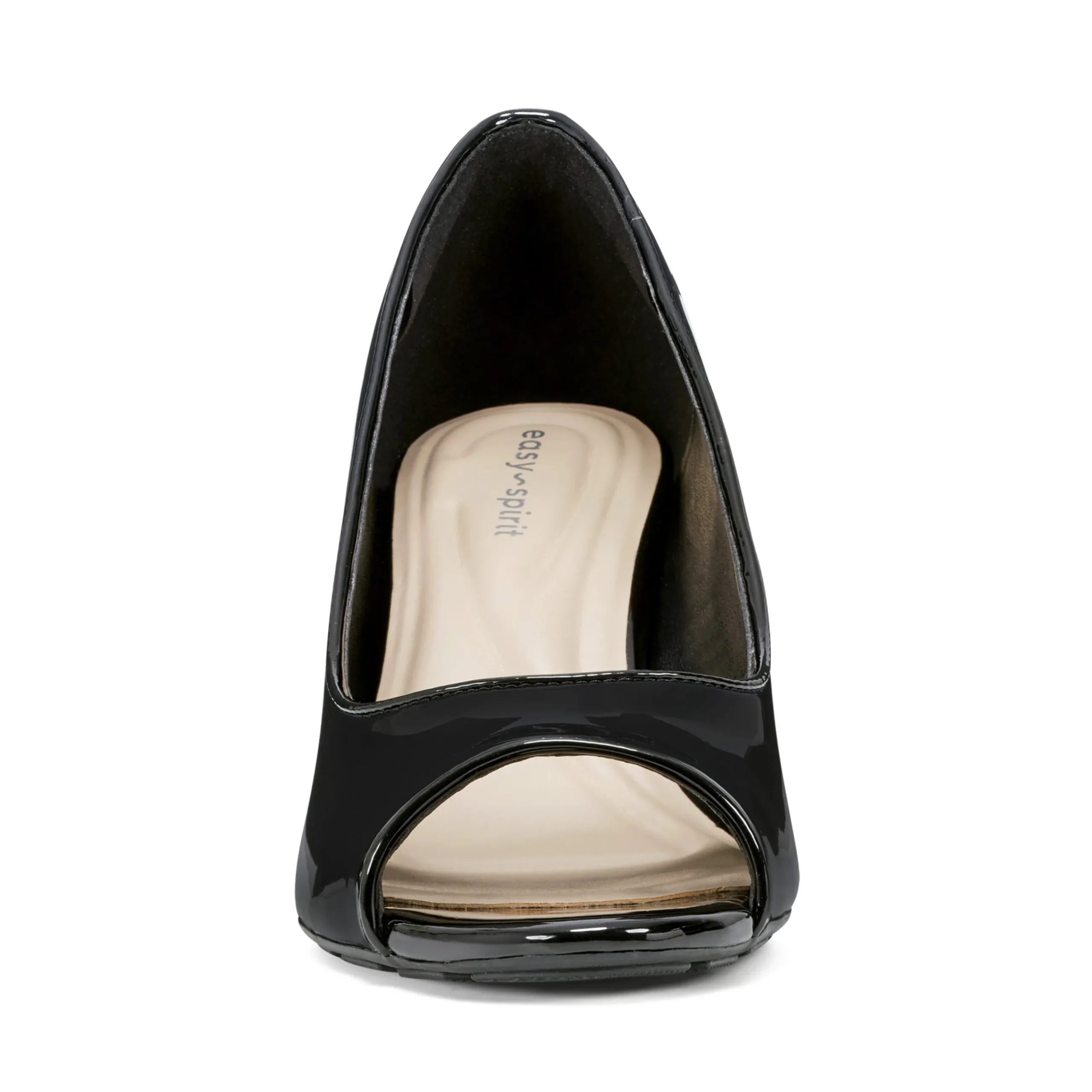 Discount Easy Spirit Coleen Peep Toe Wedges Black