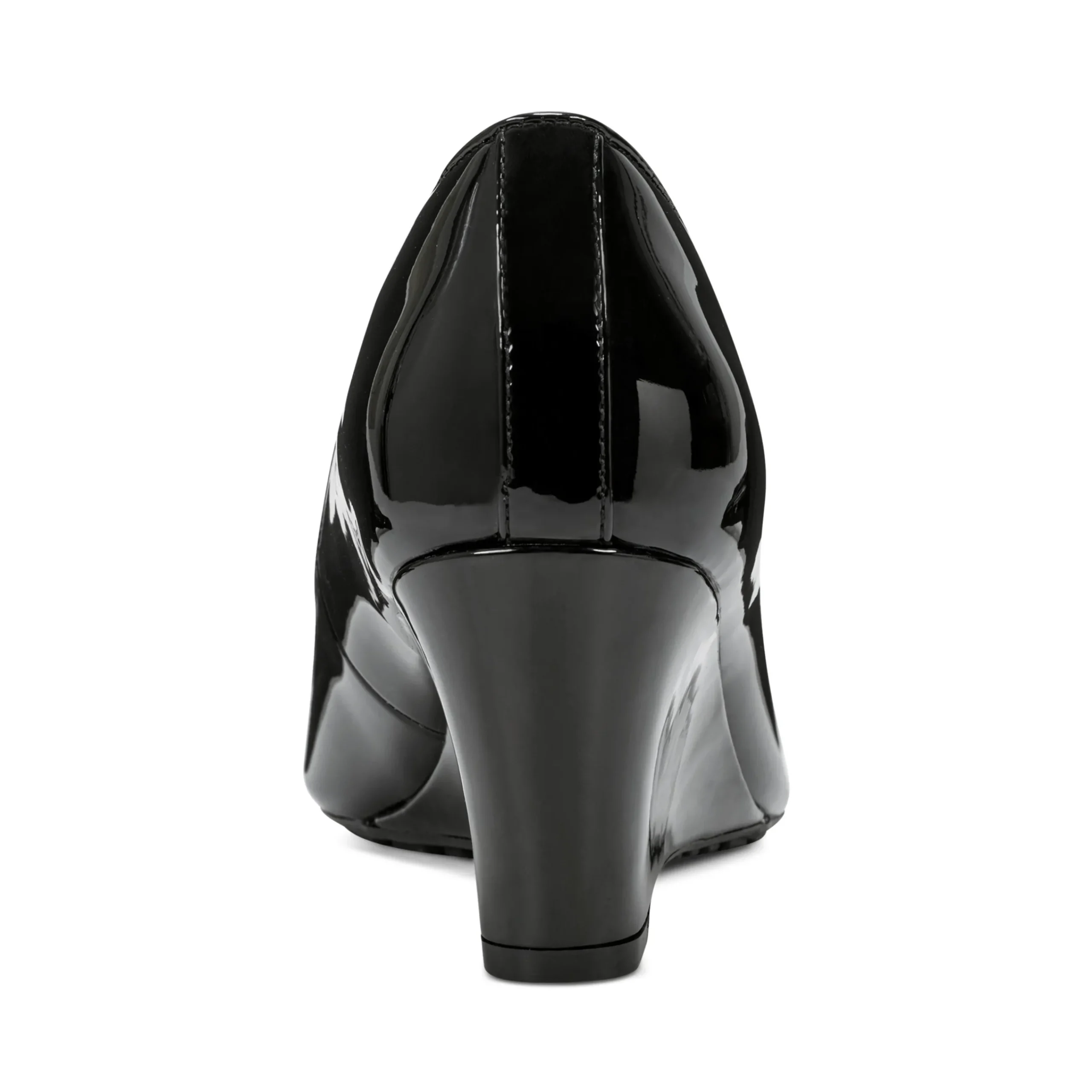 Discount Easy Spirit Coleen Peep Toe Wedges Black