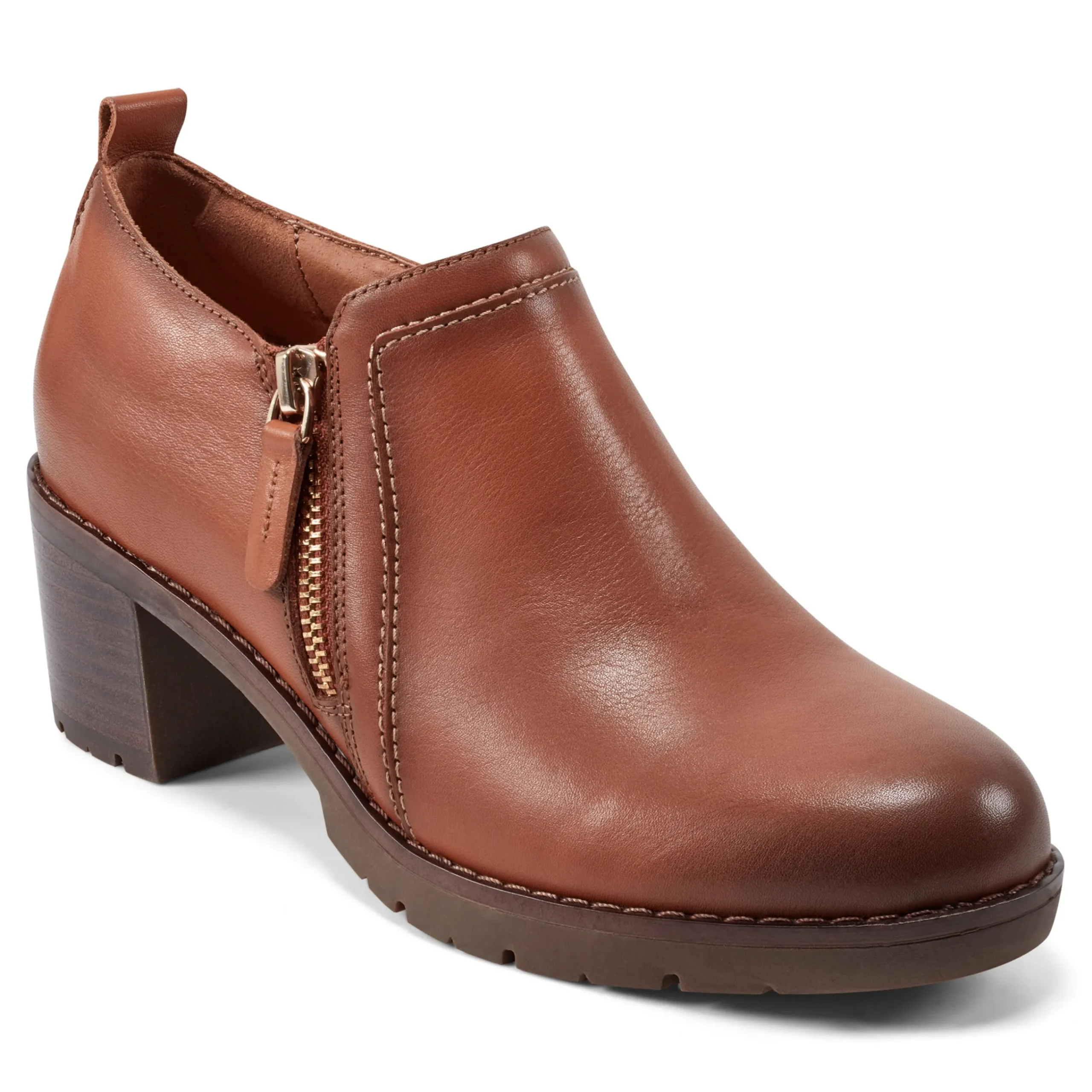 Outlet Easy Spirit Cosa Casual Slip On Shoes BrownLeather