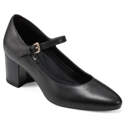 Discount Easy Spirit Cyra Mary Jane Dress Pumps BlackLeather