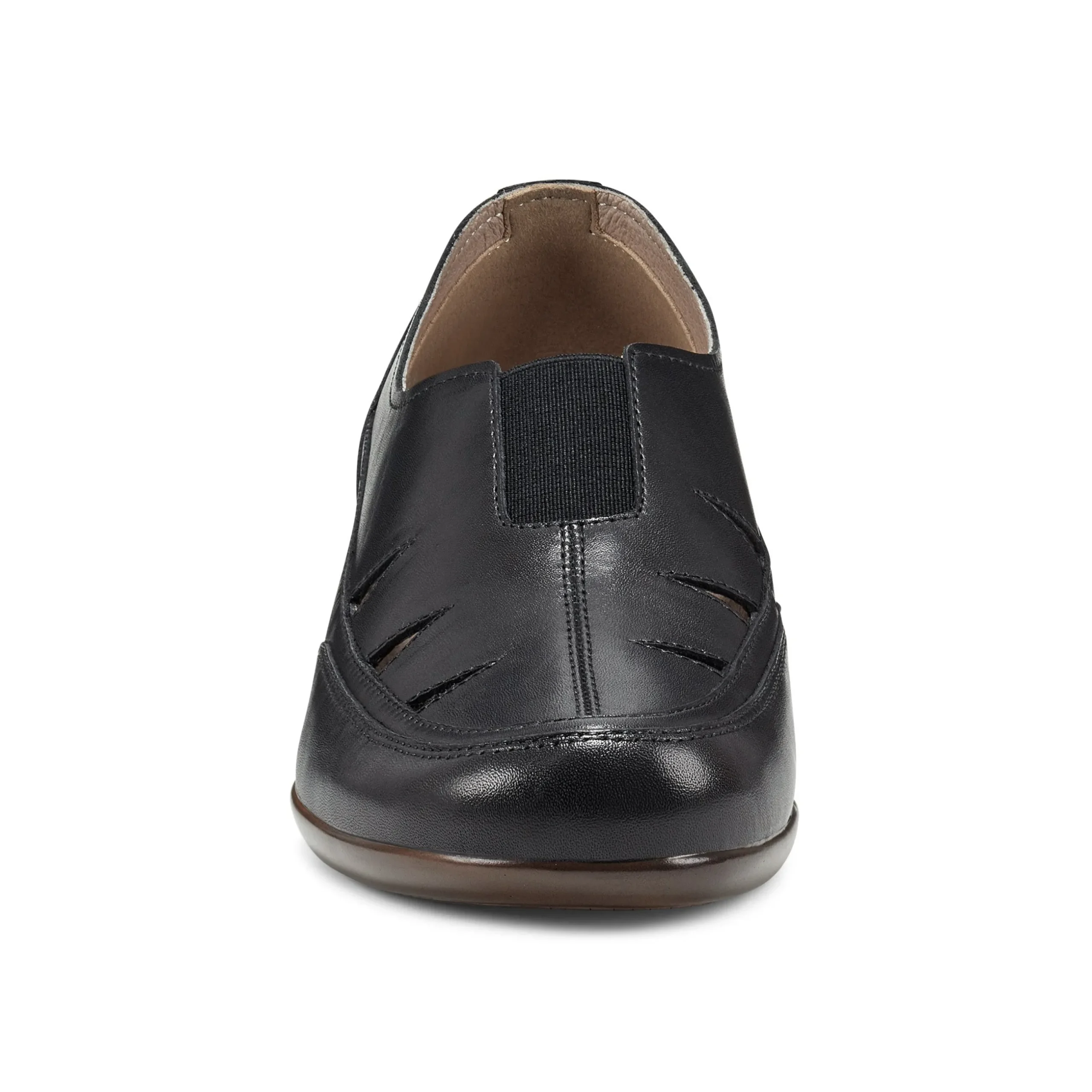 Hot Easy Spirit Daisie Casual Slip On Shoes BlackLeather