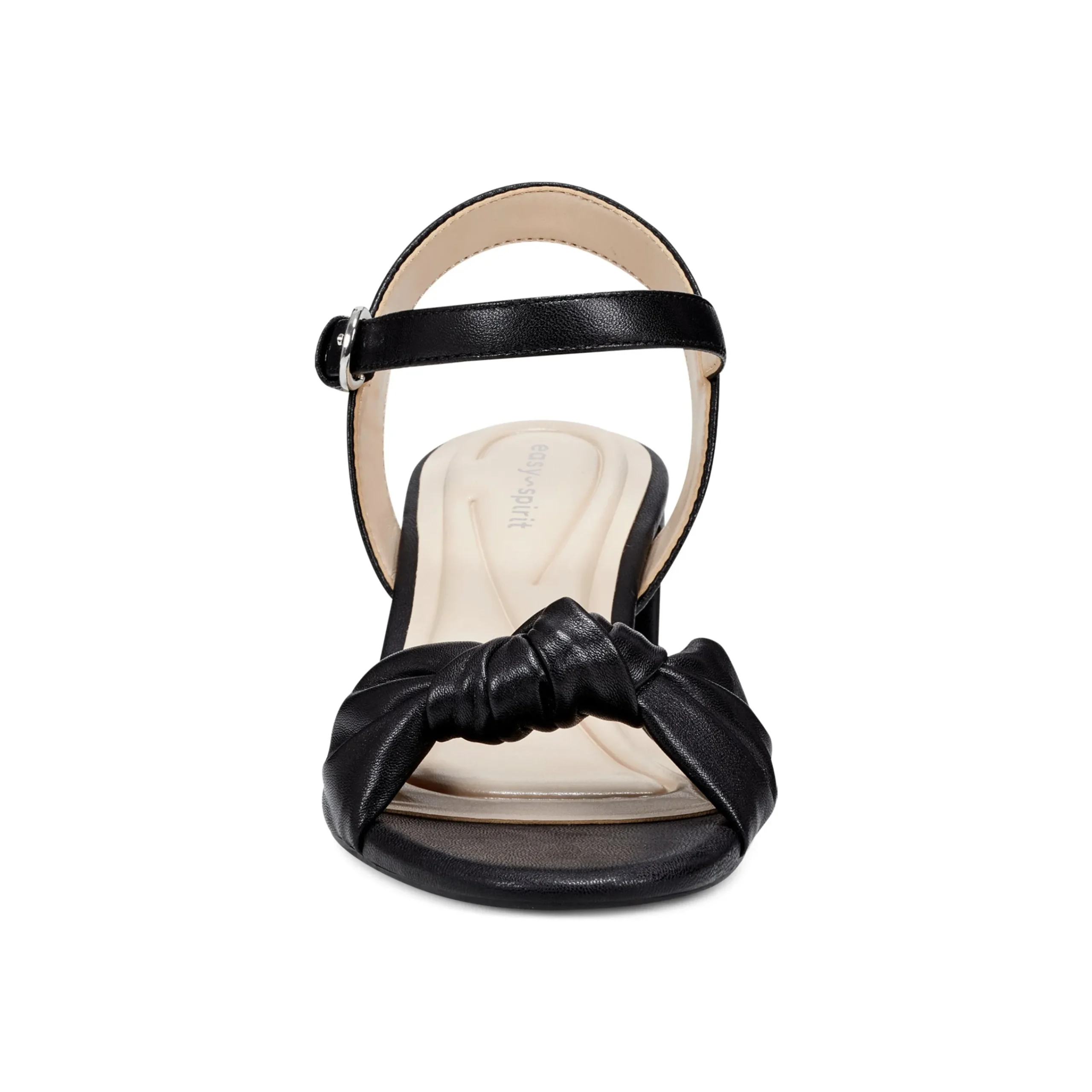 Best Easy Spirit Danica Heeled Sandals BlackLeather