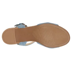 Easy Spirit Danica Heeled Sandals Denim
