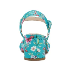 Sale Easy Spirit Danica Heeled Sandals TealFloral