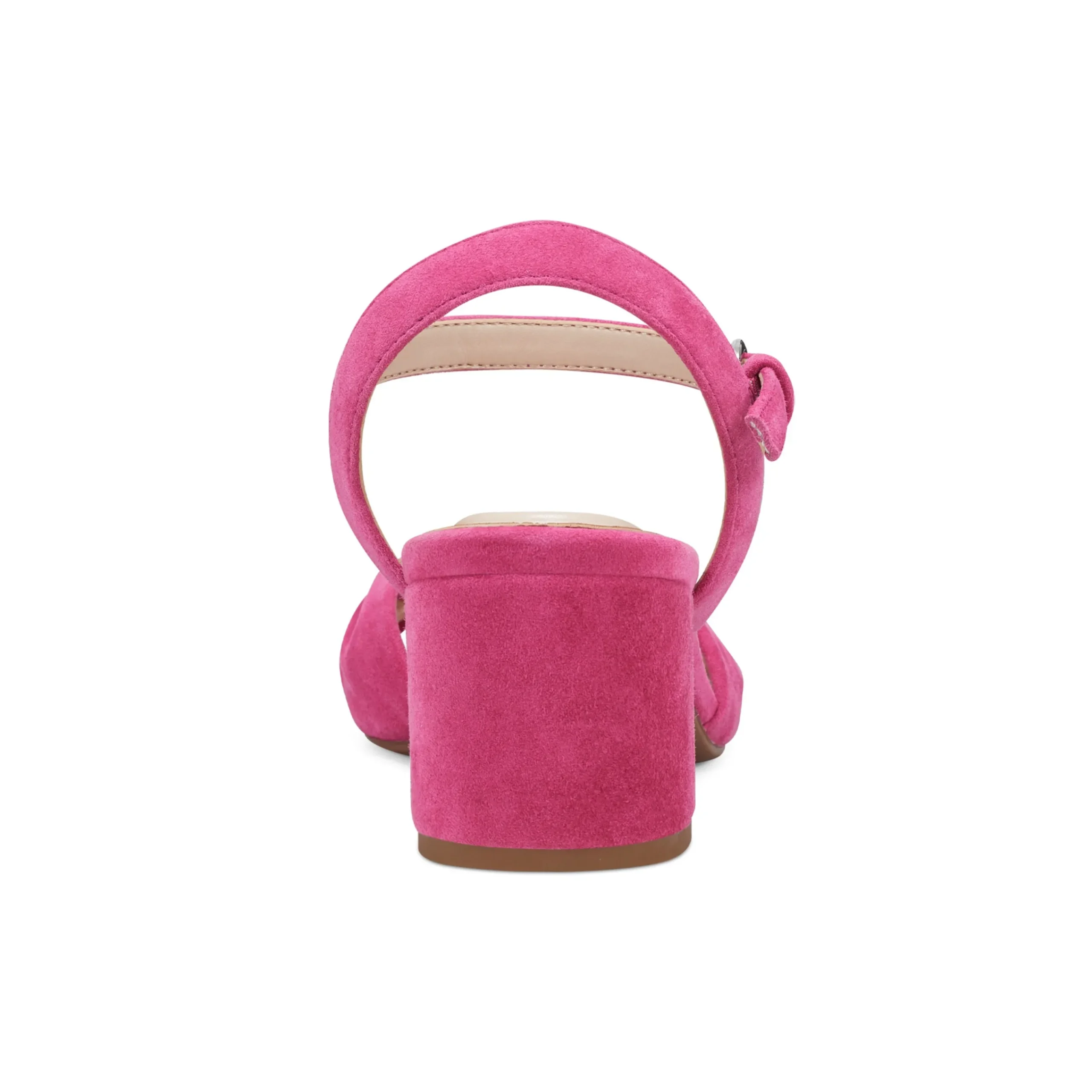 Best Easy Spirit Danica Heeled Sandals DarkPinkSuede