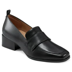 Sale Easy Spirit Darlene Dress Loafers BlackLeather