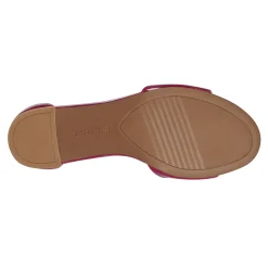 Discount Easy Spirit Daven Ankle Strap Heeled Sandals PinkPatentLeather