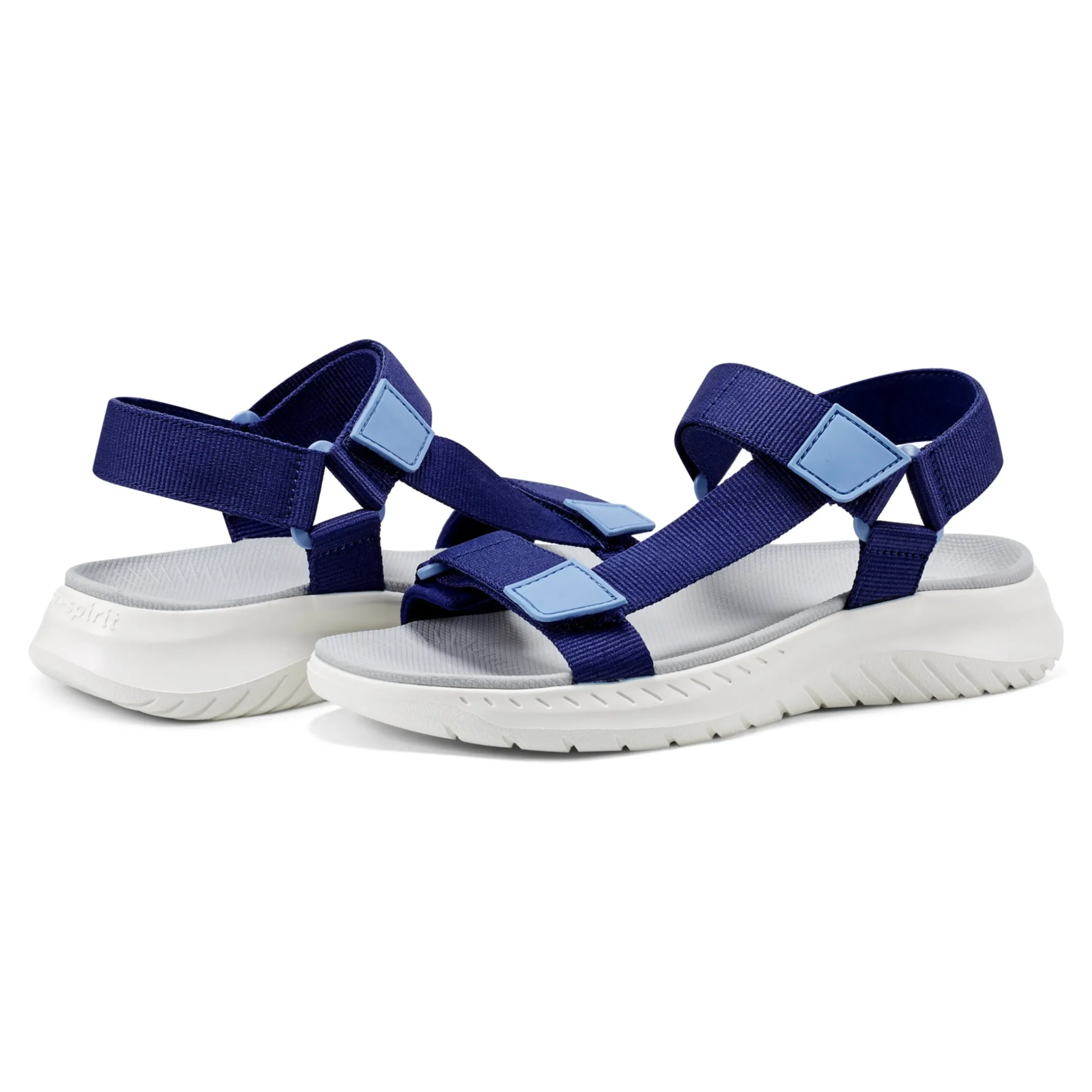 Sale Easy Spirit Davis Casual Sandals DarkBlueSuede