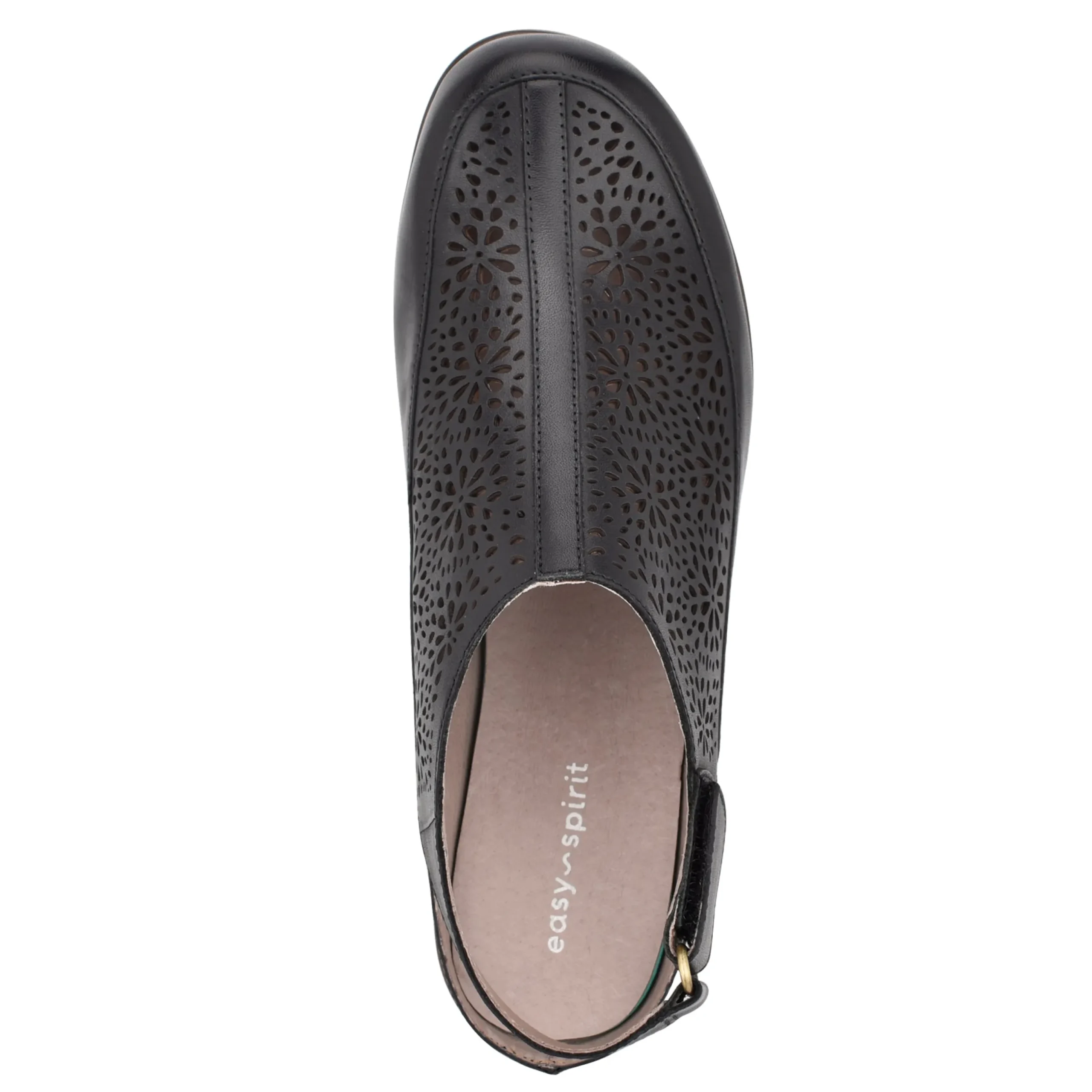 Online Easy Spirit Dawn Casual Slingback Shoes BlackLeather