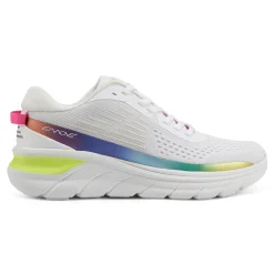 Best Easy Spirit Denise Austin Mel EMOVE Walking Shoes White/Rainbow