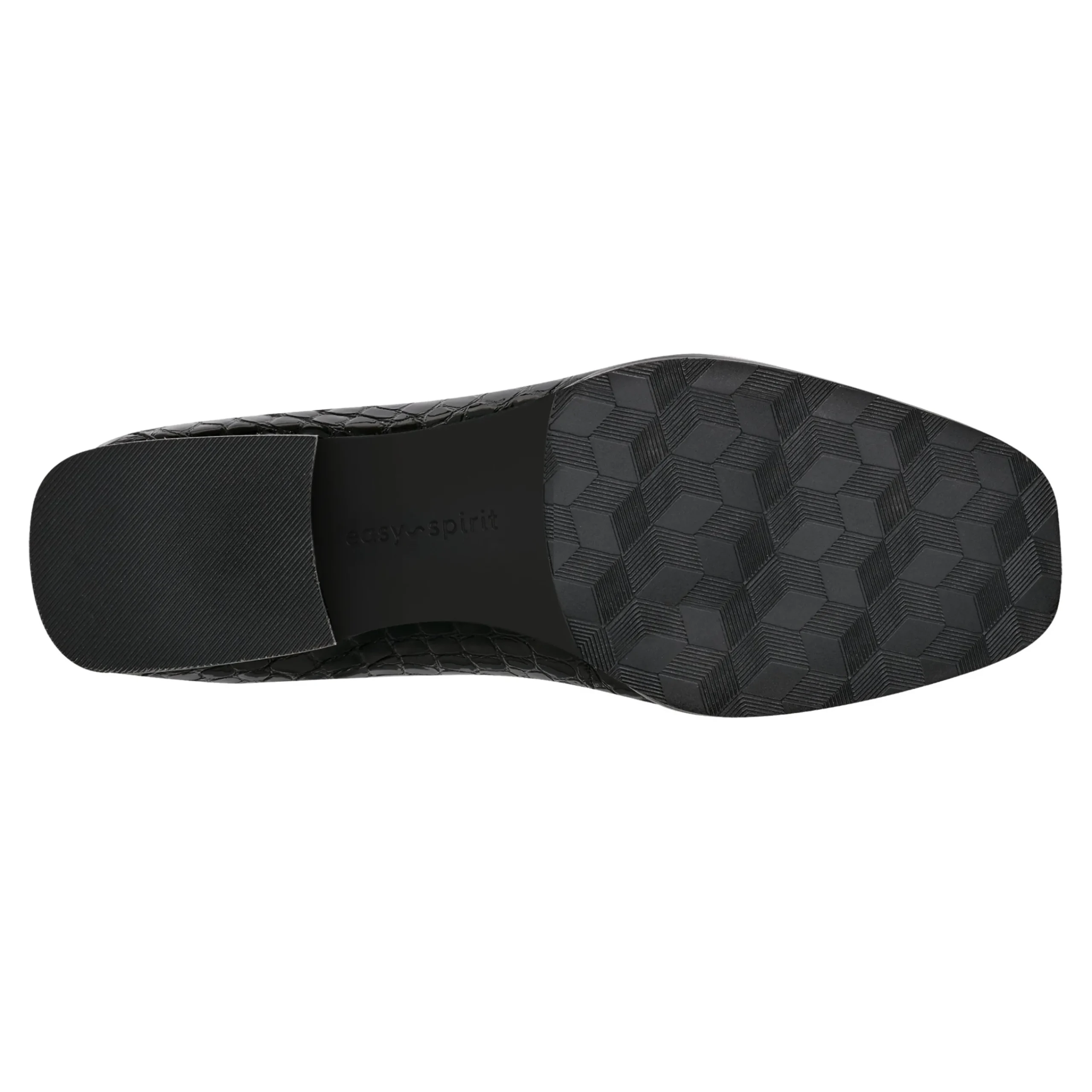 Discount Easy Spirit Drew Dress Loafers BlackPatentLeatherCroco