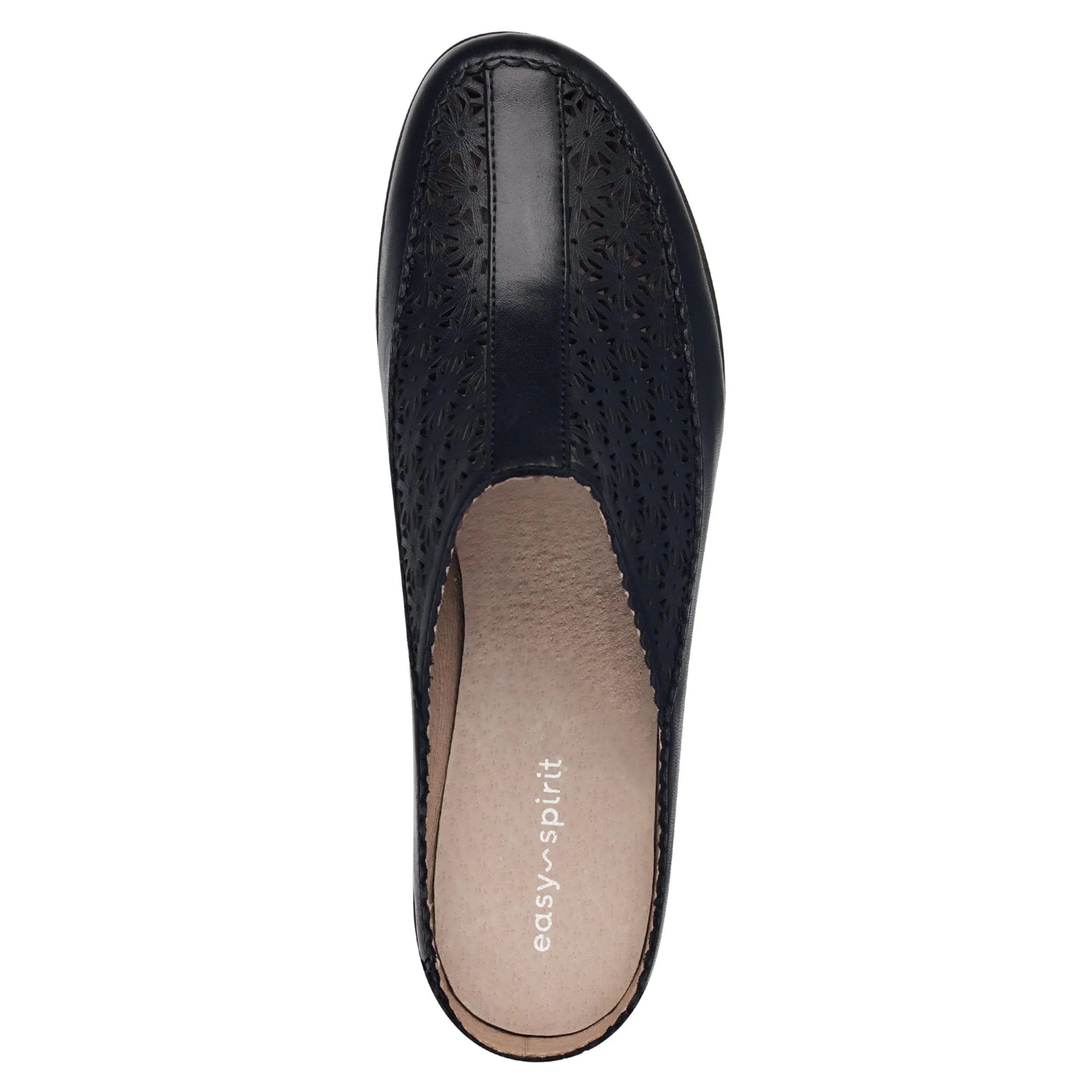 Hot Easy Spirit Dusk Mule Clogs BlackLeather