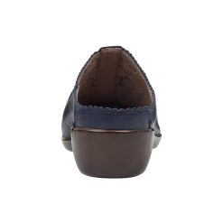 Online Easy Spirit Dusk Mule Clogs NavyLeather
