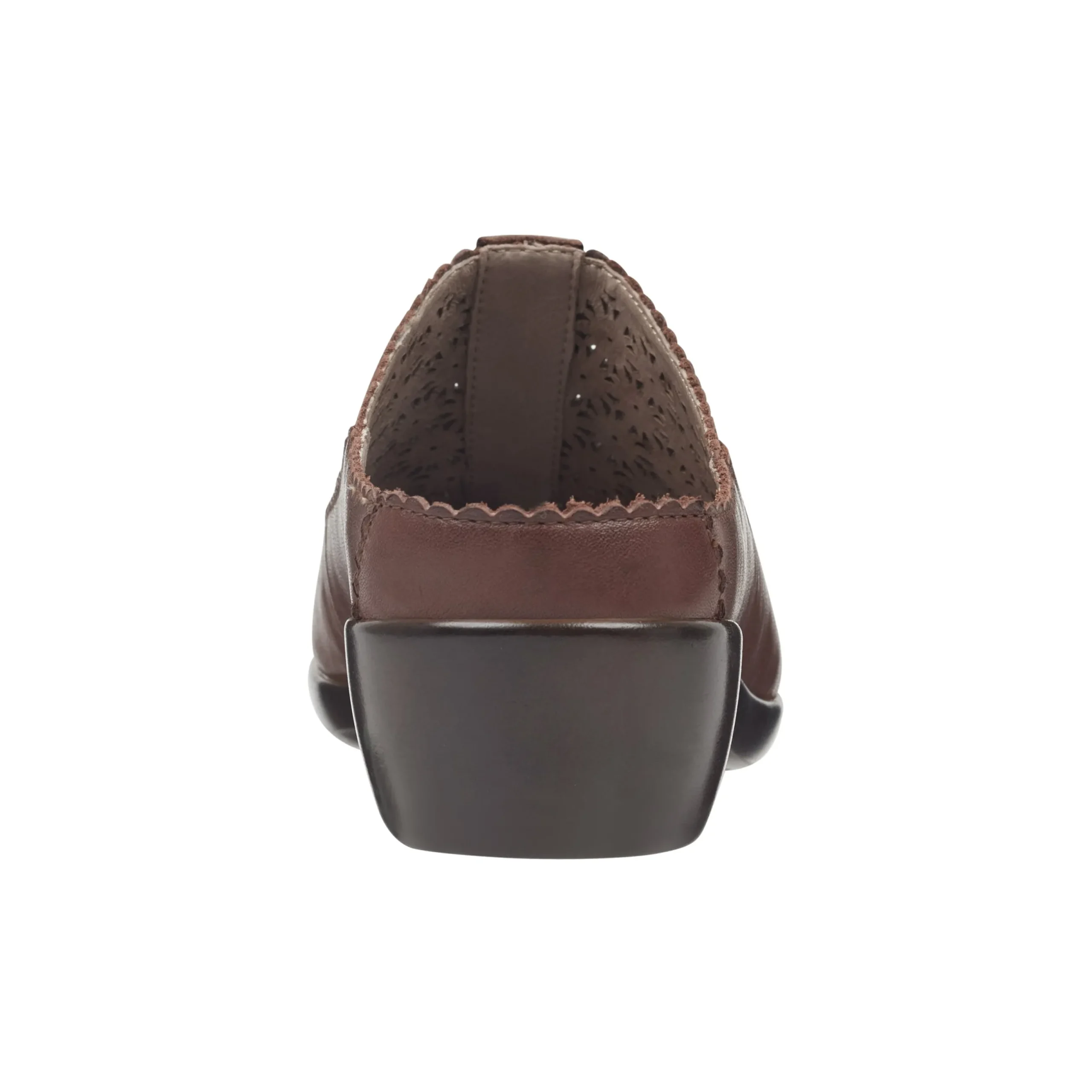 Hot Easy Spirit Dusk Mule Clogs BrownLeather