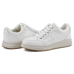 New Easy Spirit x Denise Austin Dilli Lace-up Court Sneakers WhiteLeatherNeutral