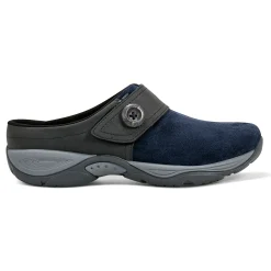 Clearance Easy Spirit Edline Slip On Casual Clogs NavySuede