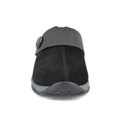 Sale Easy Spirit Edline Slip On Casual Clogs BlackSuede