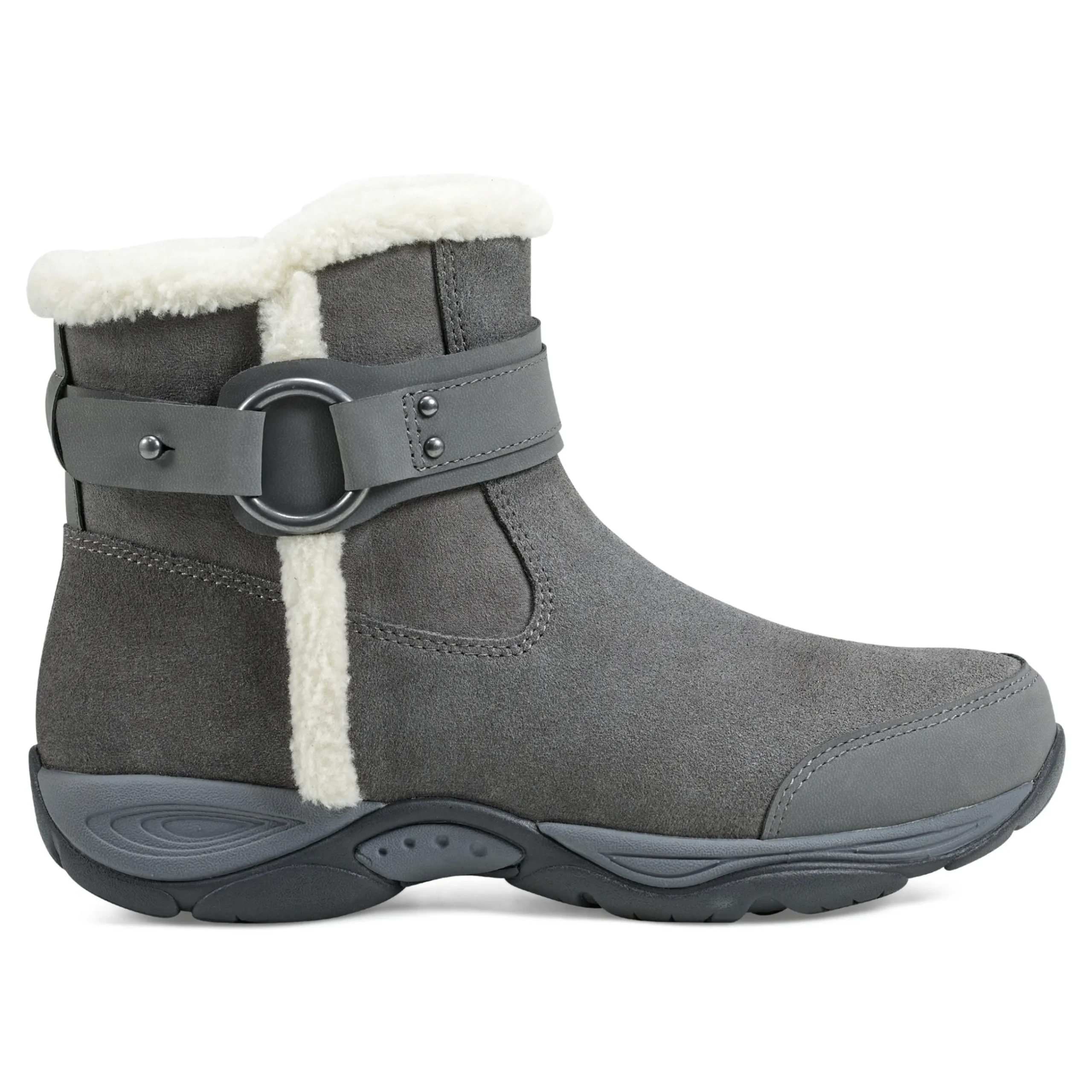 Discount Easy Spirit Elinor Cold Weather Booties GreySuede