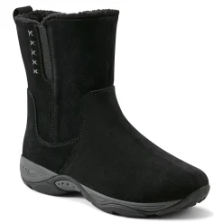 New Easy Spirit Elisha Casual Boots BlackSuede