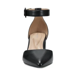Clearance Easy Spirit Emila Ankle Strap Pumps BlackLeather