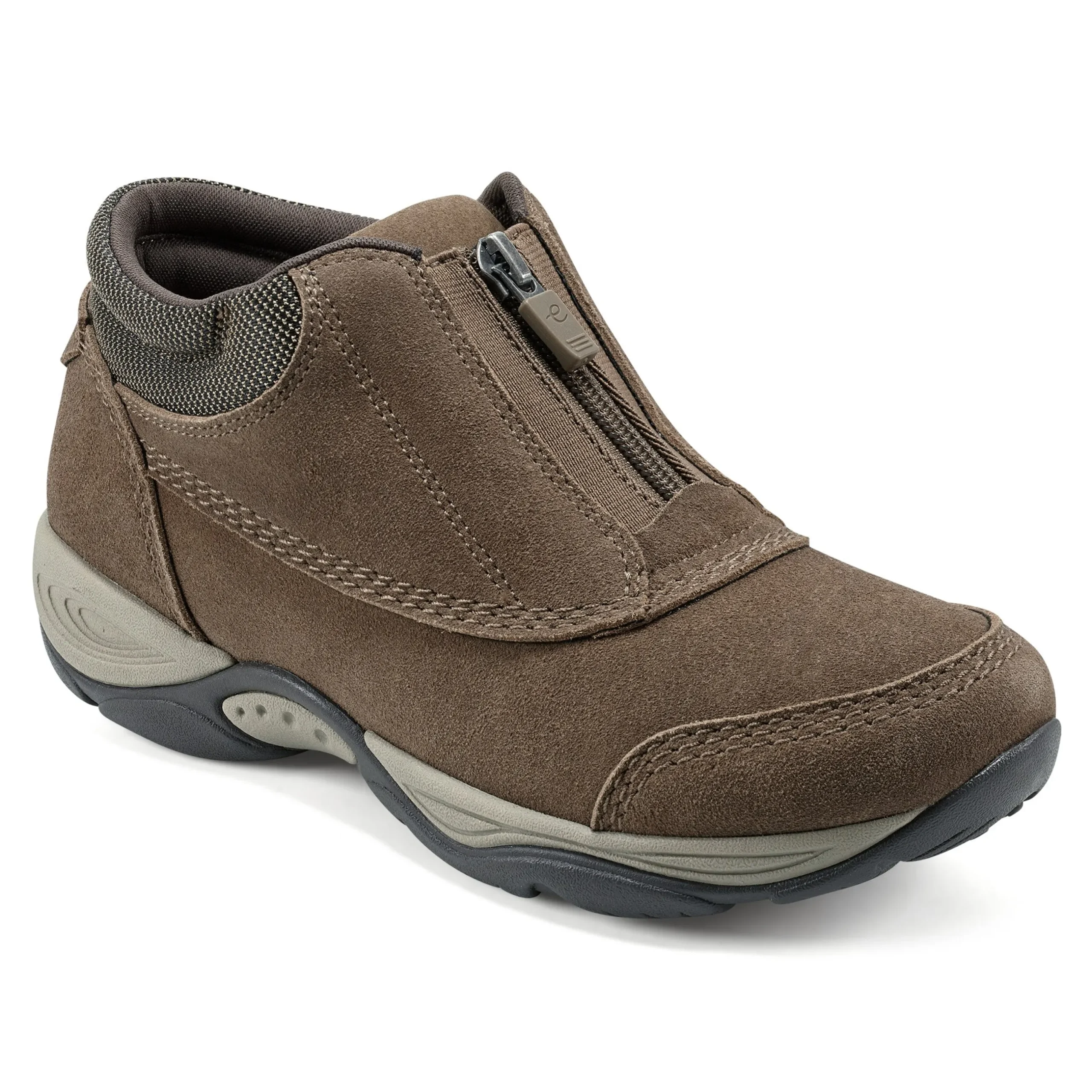 Best Easy Spirit Enclose Cold Weather Booties BrownSuede