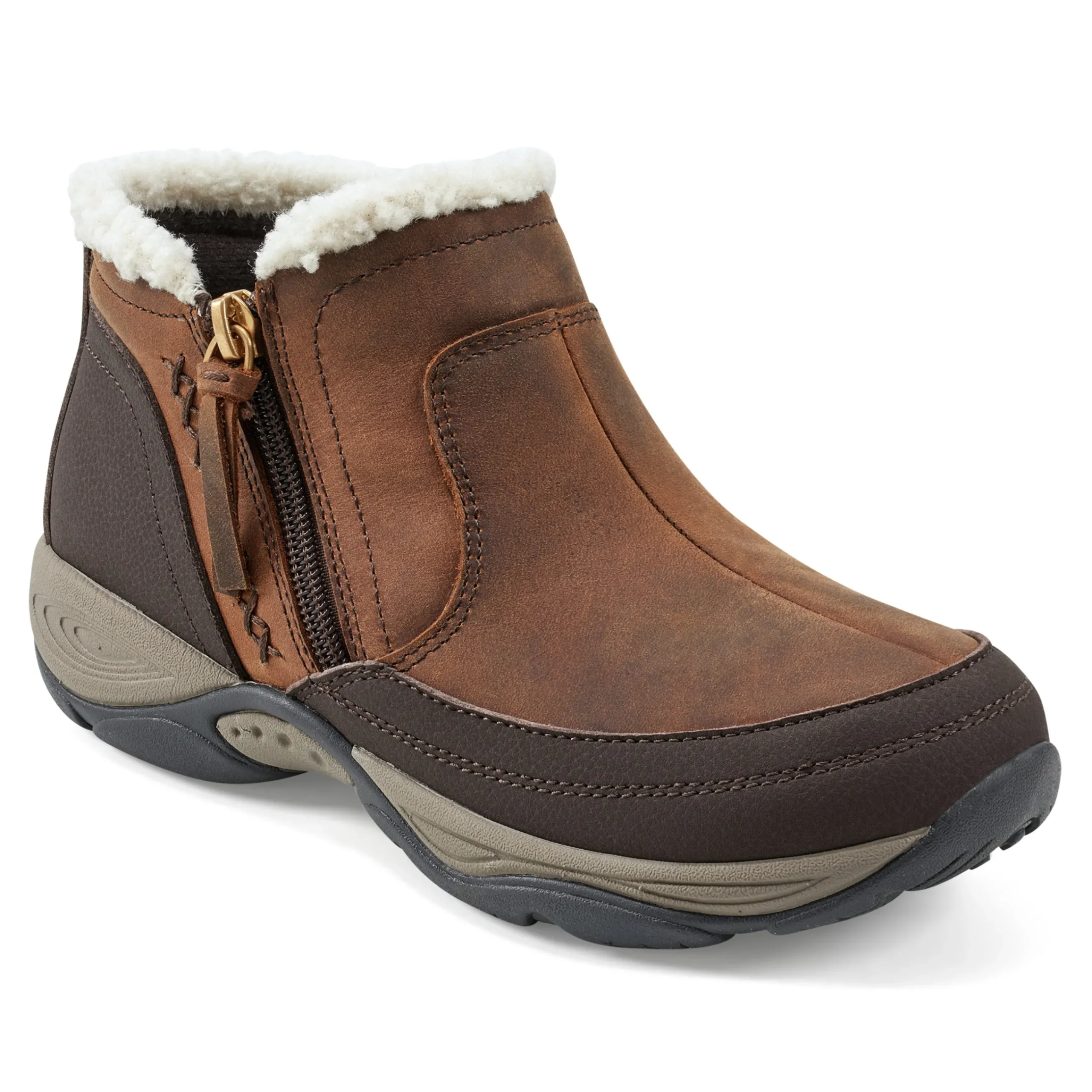 Best Easy Spirit Epic Cold Weather Booties MediumBrownLeather