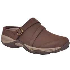 Discount Easy Spirit Equinox Clogs BrownLeather