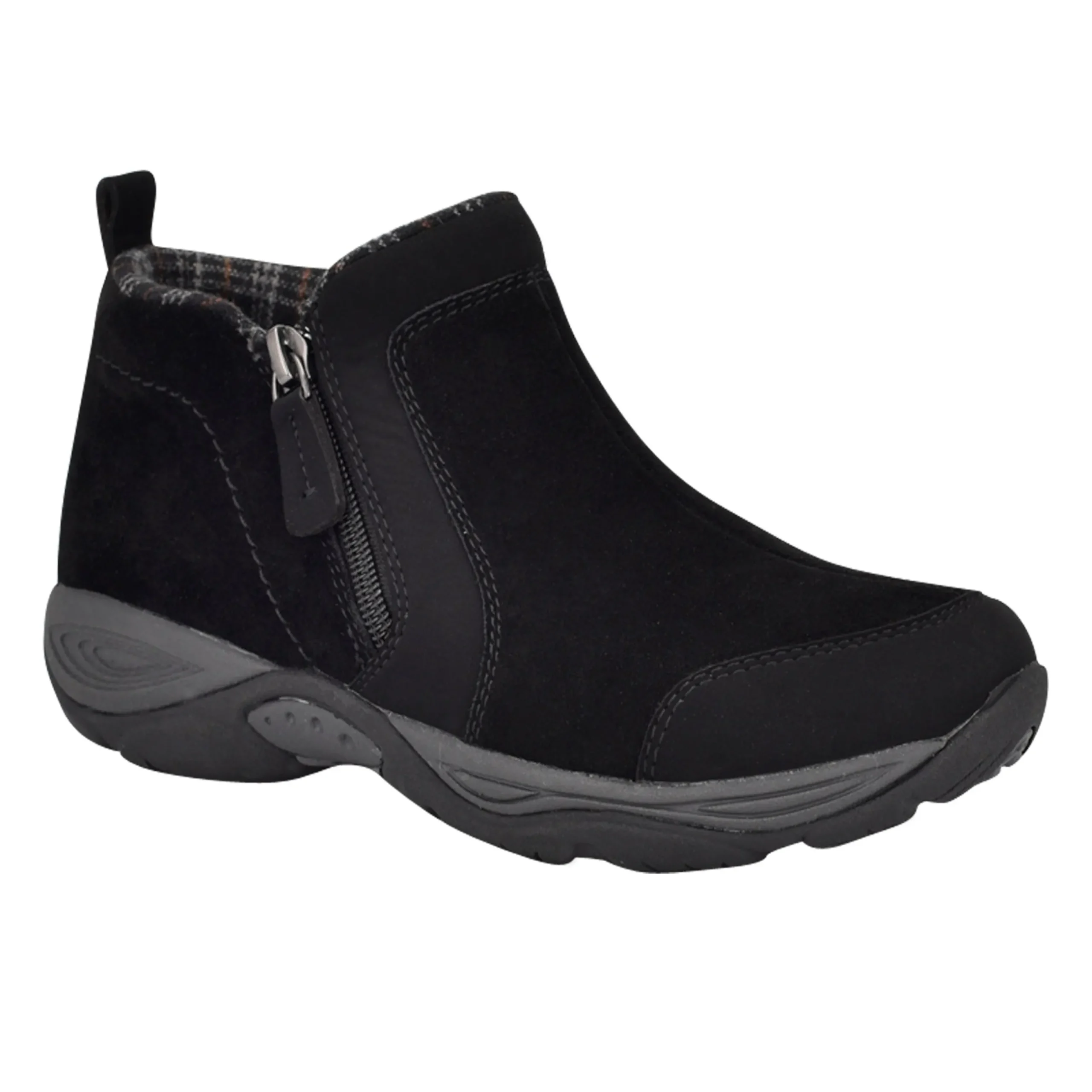 Best Easy Spirit Evony Casual Booties BlackSuede