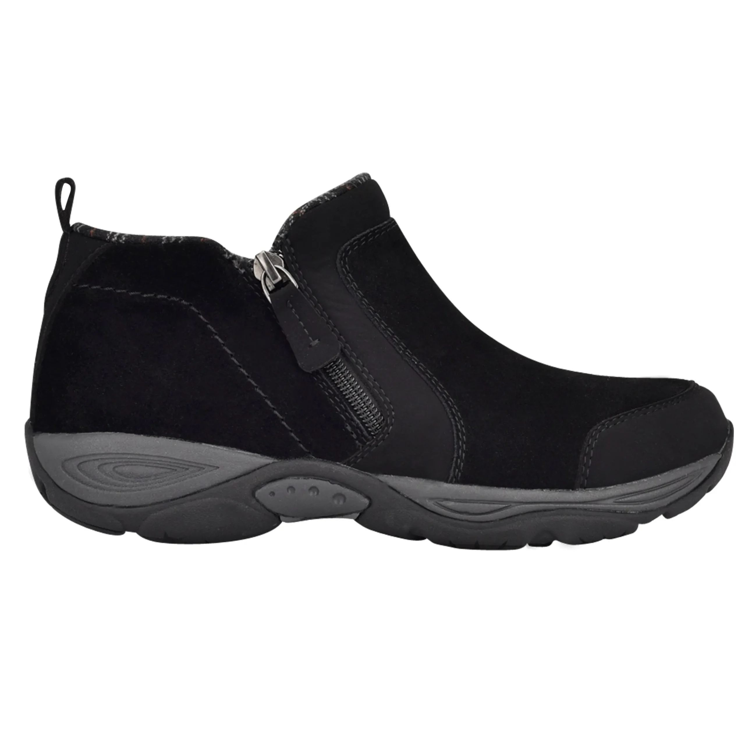 Best Easy Spirit Evony Casual Booties BlackSuede