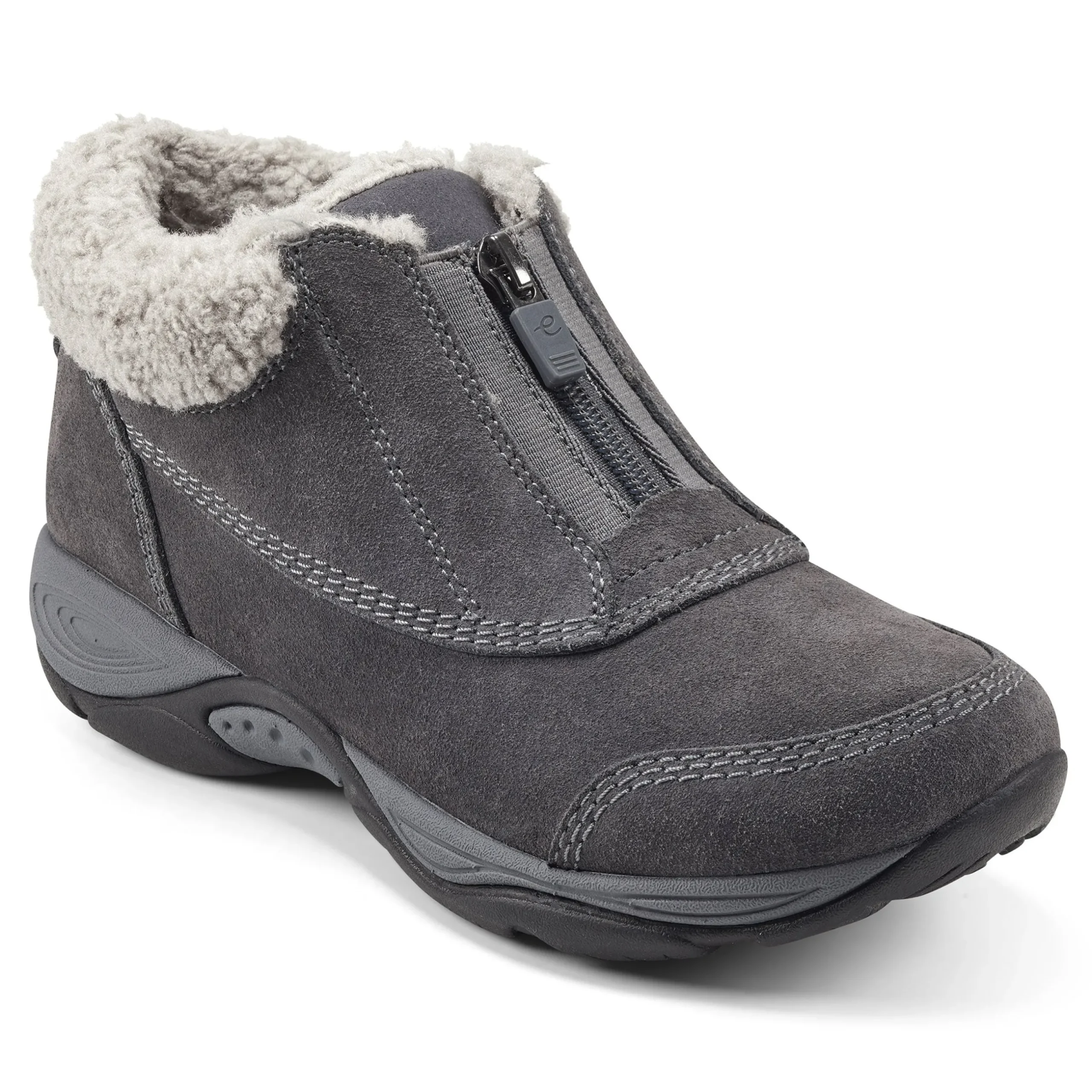 Outlet Easy Spirit Exclaim Cold Weather Booties GreySuede