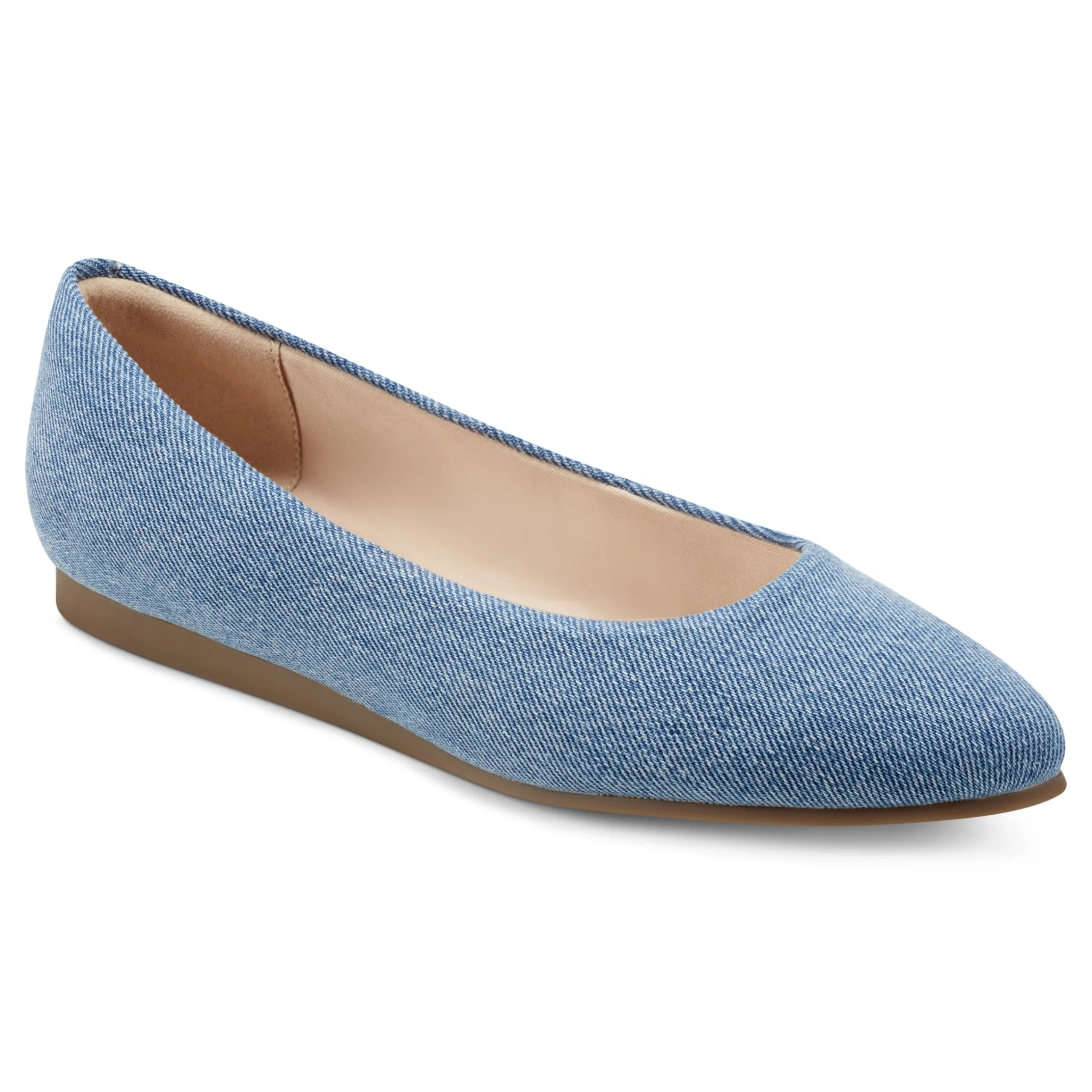 Sale Easy Spirit Fellia Ballet Flats BlueDenim