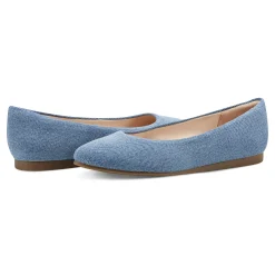 Sale Easy Spirit Fellia Ballet Flats BlueDenim
