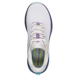 Best Easy Spirit Gallop Walking Shoes White/Purple
