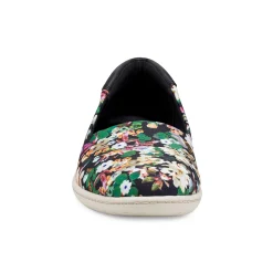 Discount Easy Spirit Gift Slip On Flats BlackFloral