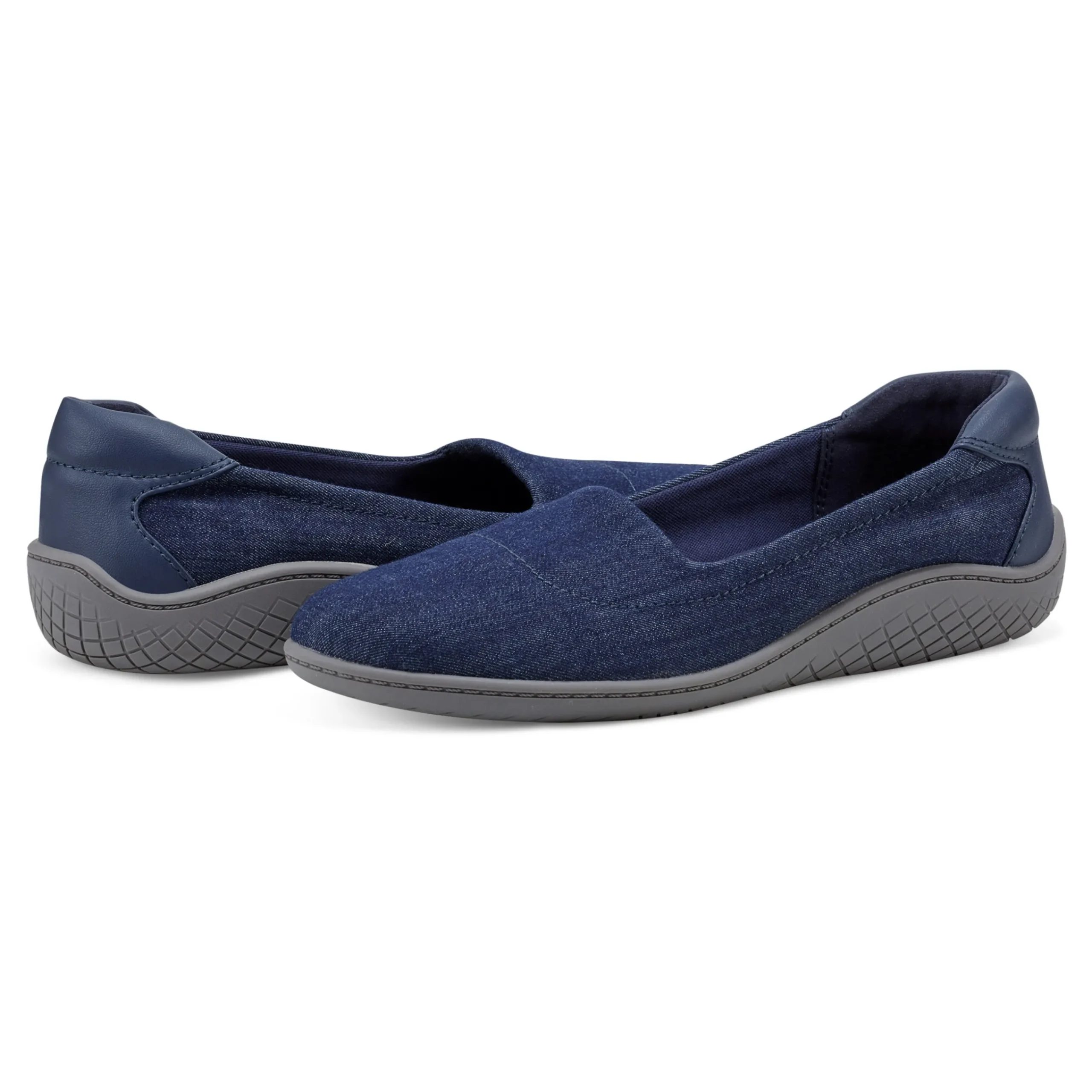 Clearance Easy Spirit Gift Slip On Flats DarkDenim