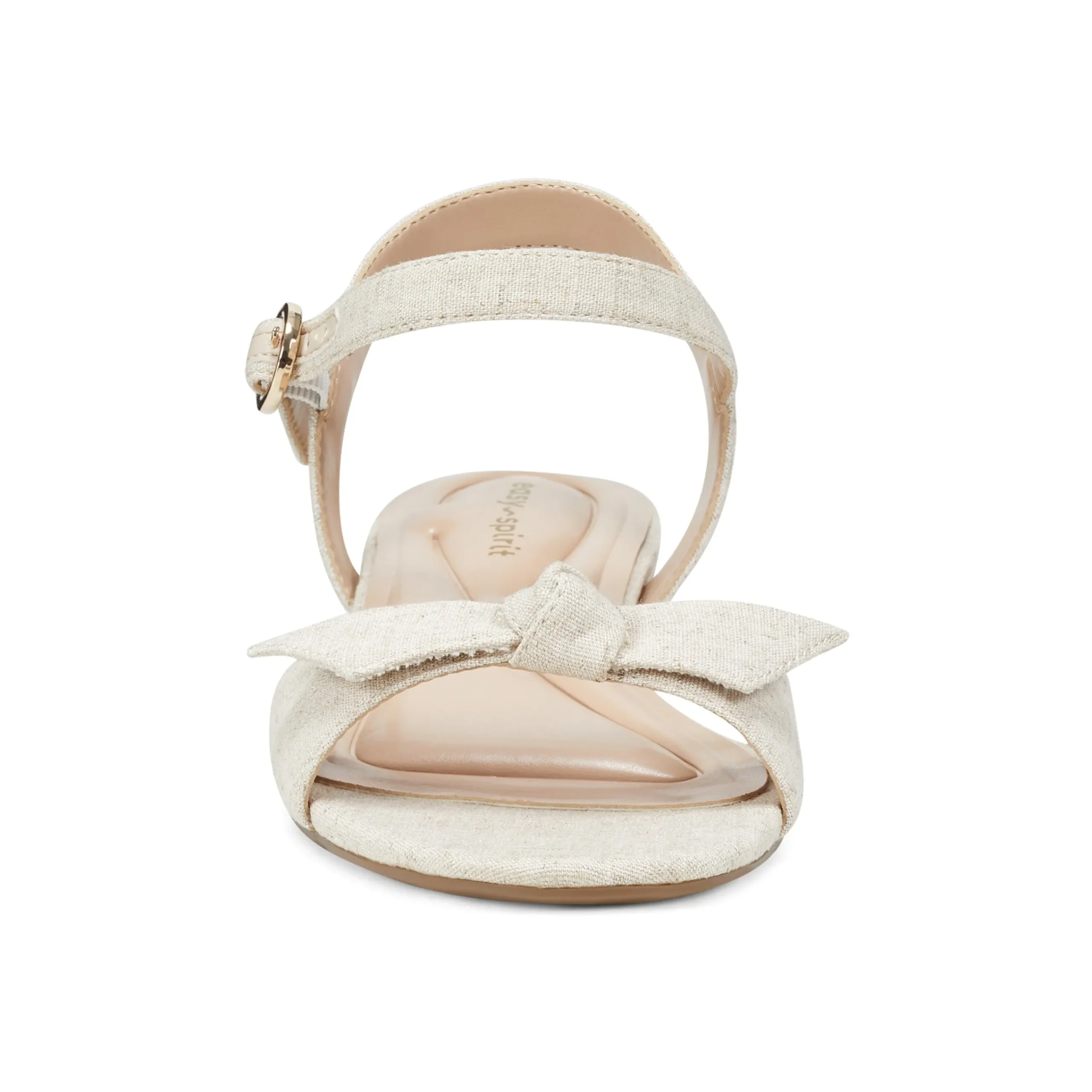 Discount Easy Spirit Ginova Block Heel Dress Sandals Natural