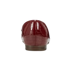 Discount Easy Spirit Giselle Casual Loafers RedCrocoPrint