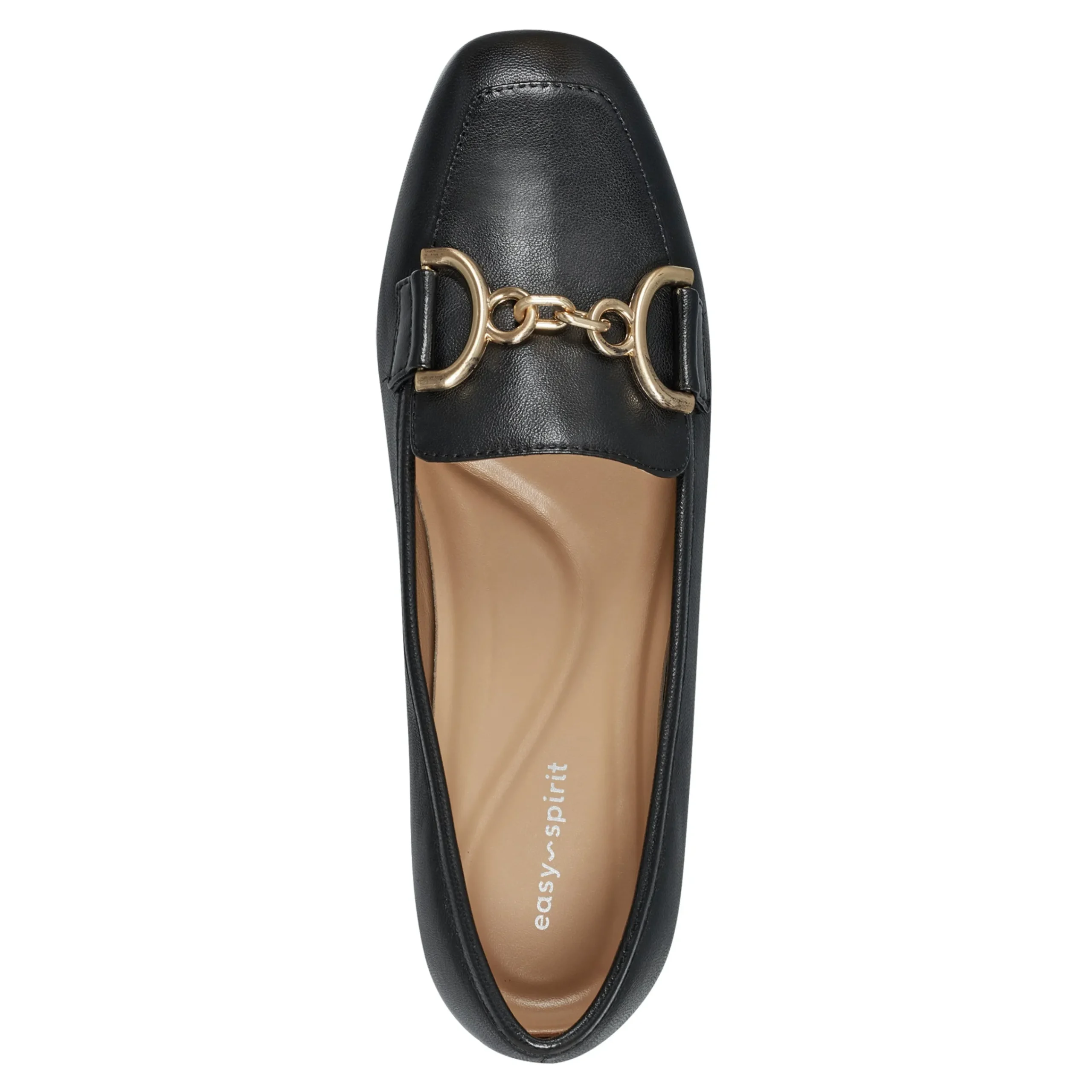 New Easy Spirit Giselle Casual Loafers BlackLeather