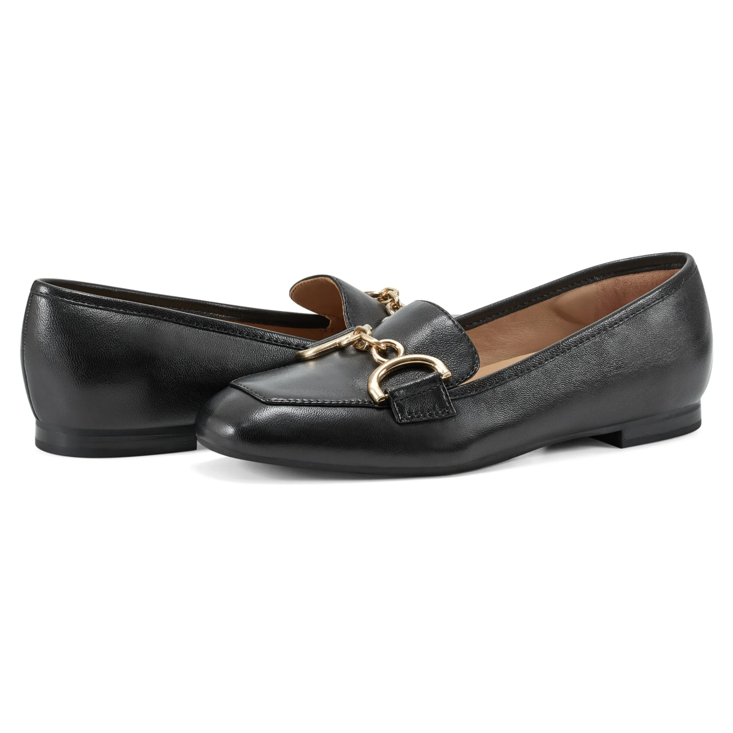 New Easy Spirit Giselle Casual Loafers BlackLeather