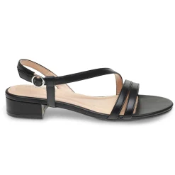 Online Easy Spirit Glenni Block Heel Sandals BlackLeather