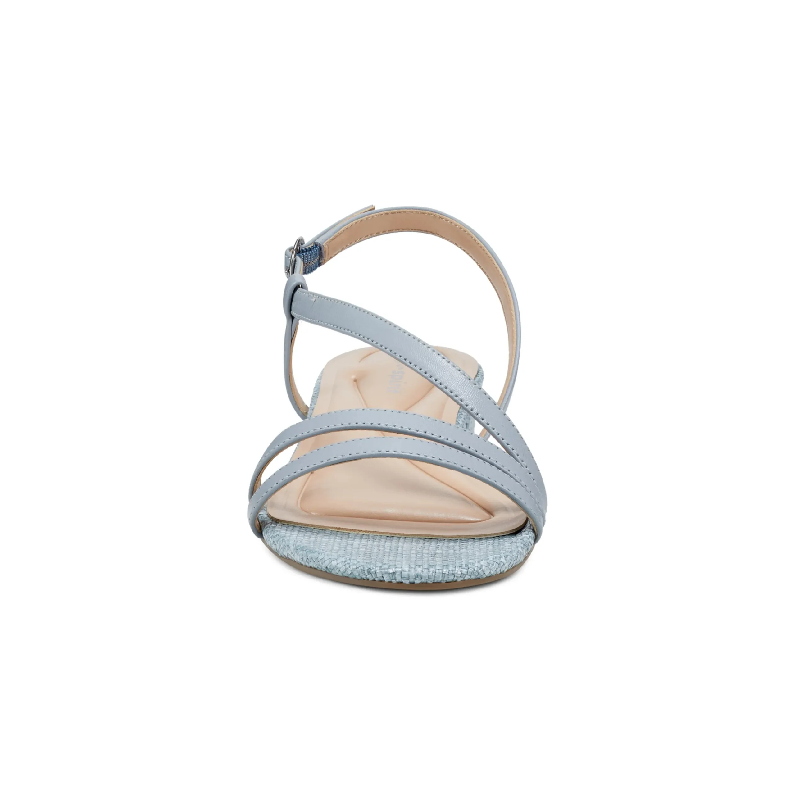 Clearance Easy Spirit Glenni Block Heel Sandals LightBlueRaffia