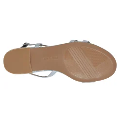 Clearance Easy Spirit Glenni Block Heel Sandals LightBlueRaffia