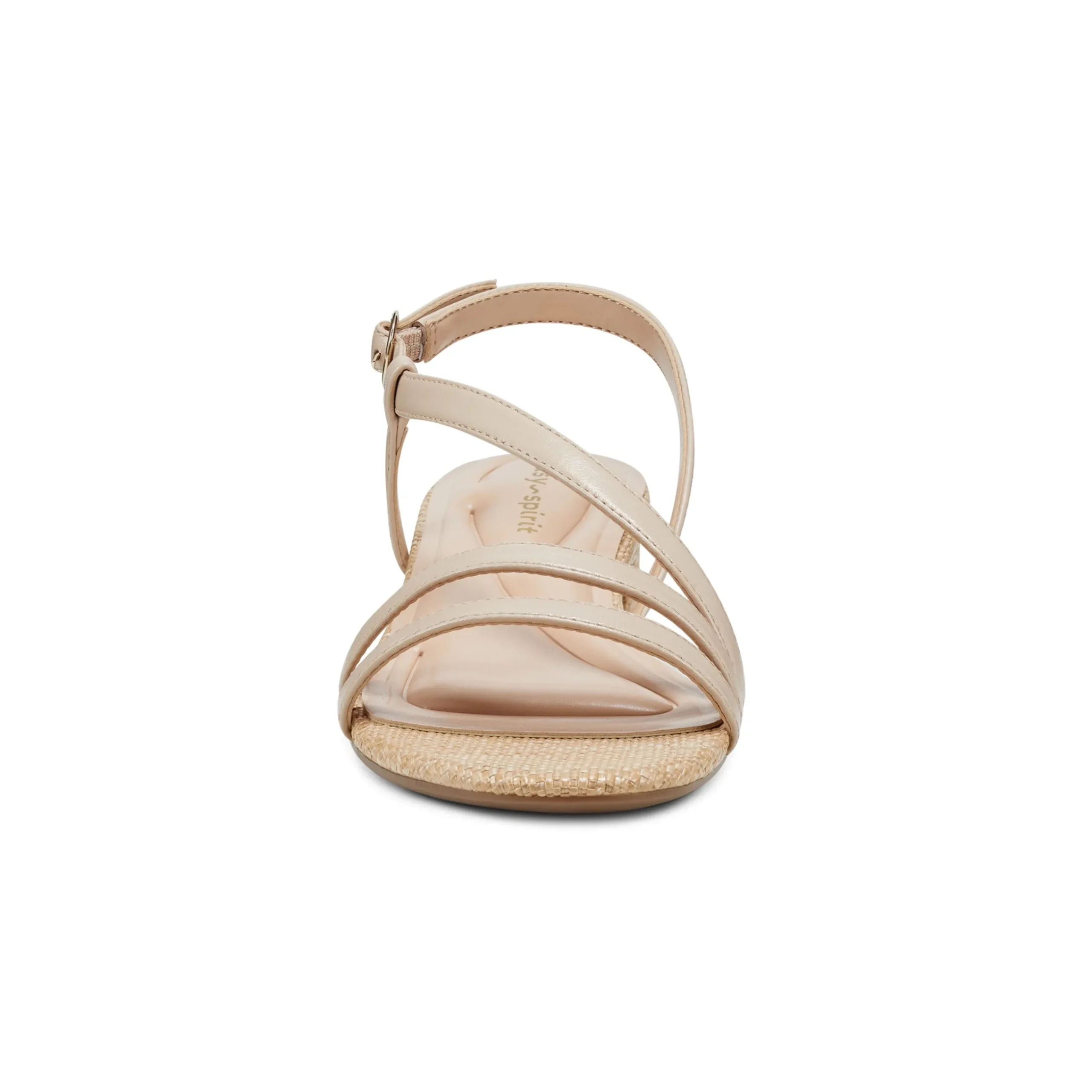 Clearance Easy Spirit Glenni Block Heel Sandals NaturalRaffia