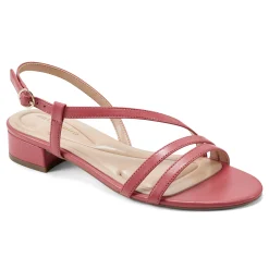 Online Easy Spirit Glenni Block Heel Sandals MediumPinkLeather