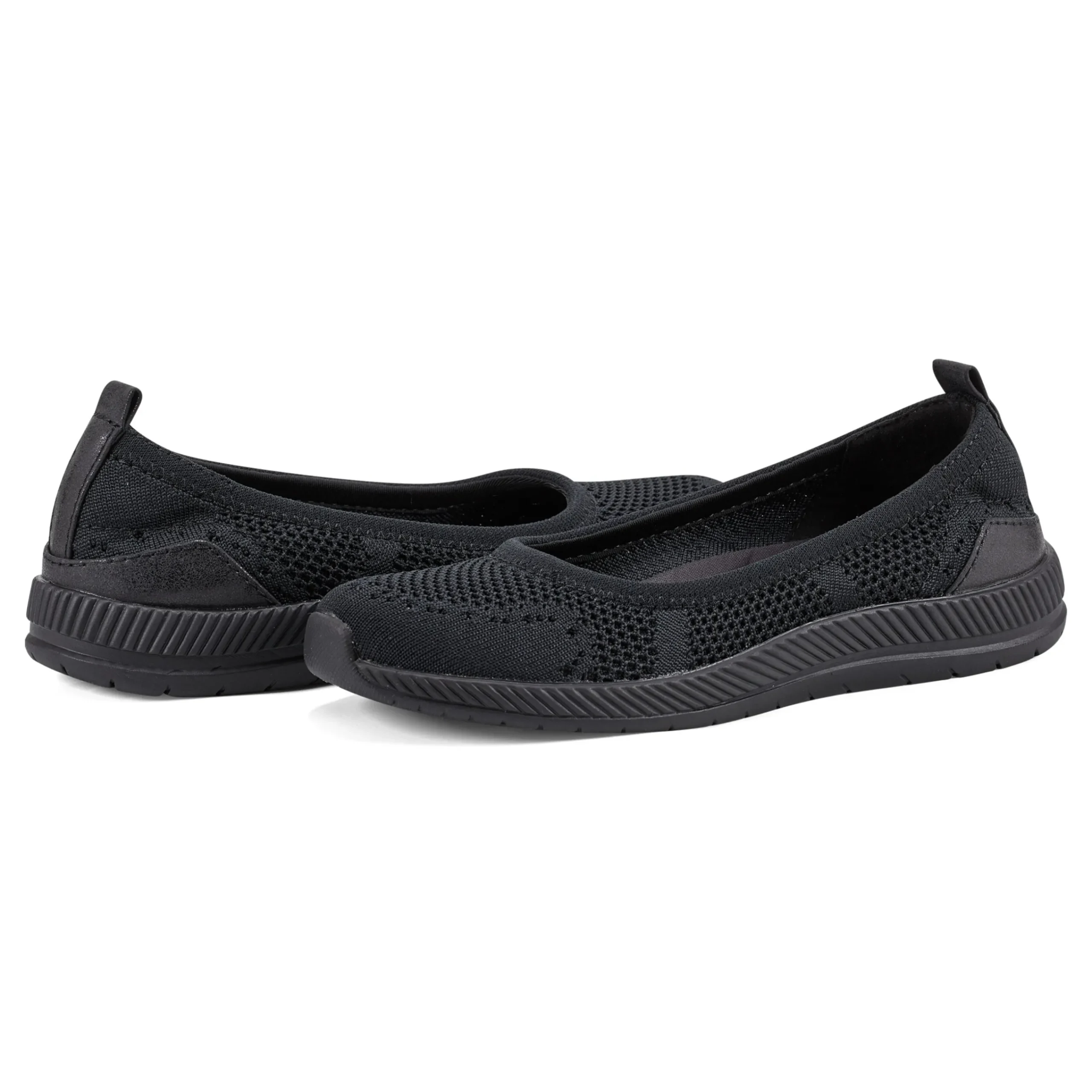 Online Easy Spirit Glitz Walking Shoes BlackBlackKnit