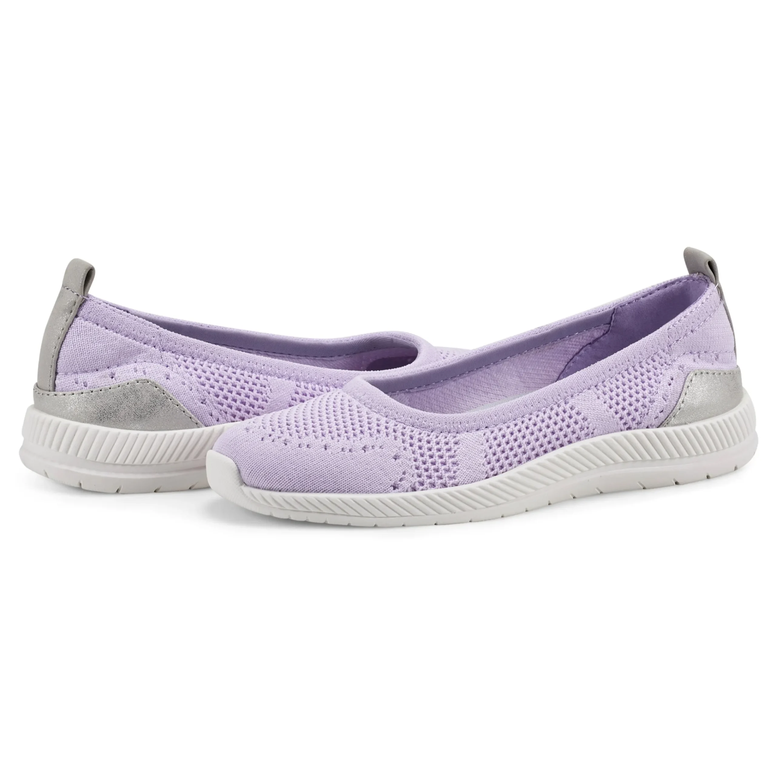 Outlet Easy Spirit Glitz Walking Shoes PurpleKnit