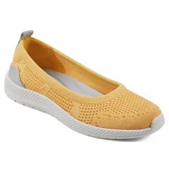 New Easy Spirit Glitz Walking Shoes YellowKnit