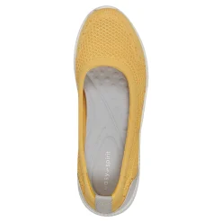 New Easy Spirit Glitz Walking Shoes YellowKnit