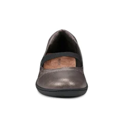 Hot Easy Spirit Golden Mary Jane Casual Ballet Flats PewterLeather