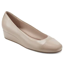 Best Easy Spirit Gracey Wedge Heels Nude